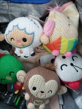 5 New With Tags Ami Amis Crochet Plush Toys